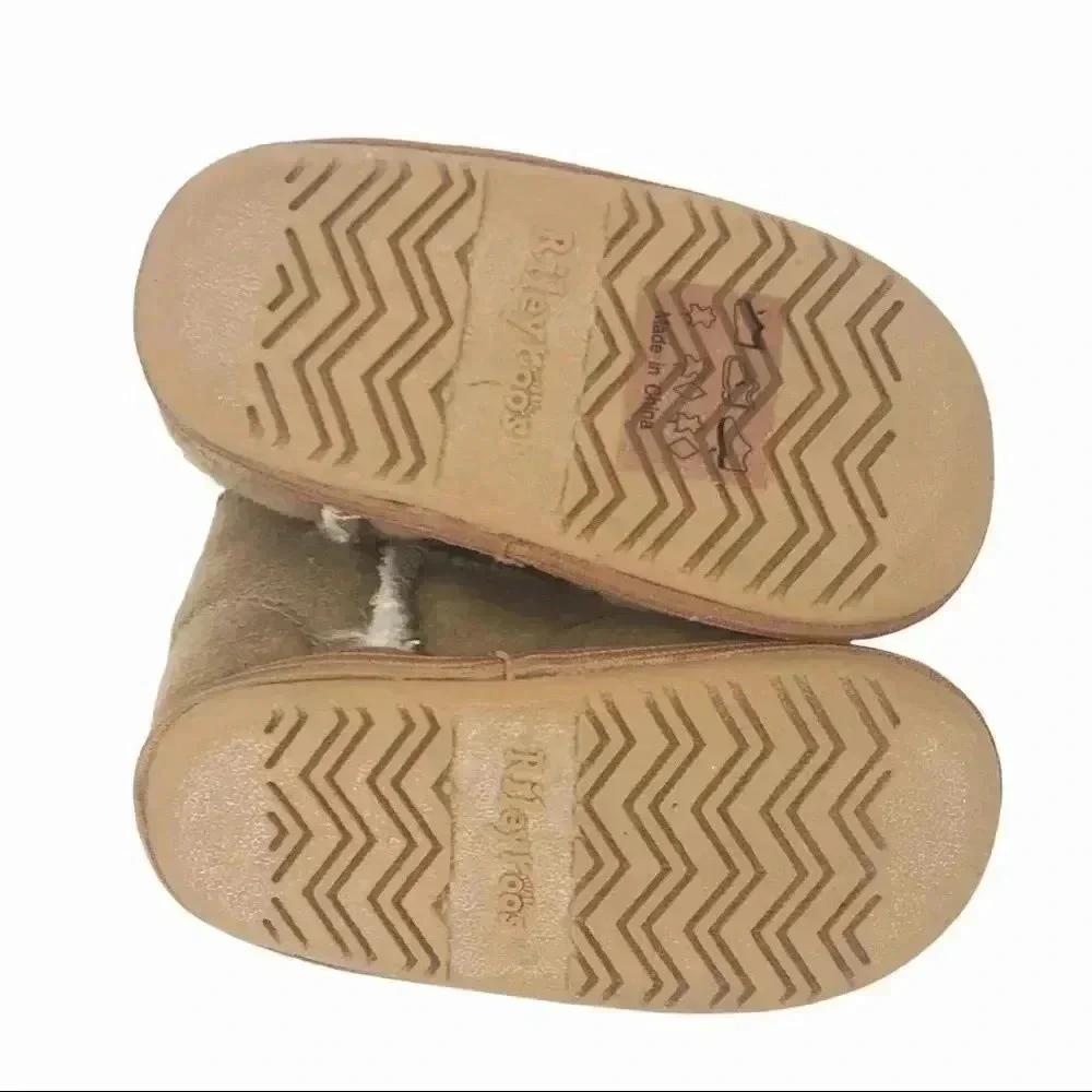 RILEYROOS BABY BOOTS 3–6 MONTHS SUEDE SANDBOX WALKERS SOFT SOLE INFANT SHOES